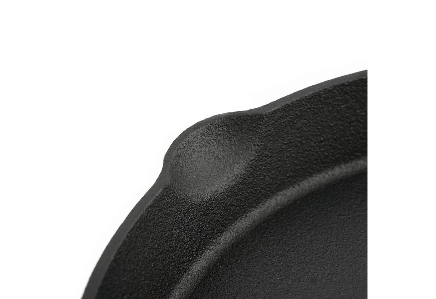BBQ-Toro Grillpfanne Gusseisen Ø 40 cm Schwarz mit Ausgießer - Bild 5