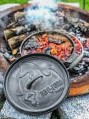 BBQ-Toro Dutch Oven DO18A 19L Gusseisen Grilltopf Schwarz Bild 1