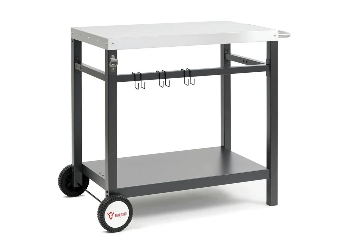 BBQ-Toro Grillwagen 85x50x81 cm Beistelltisch Rollwagen Grillen - Bild 2