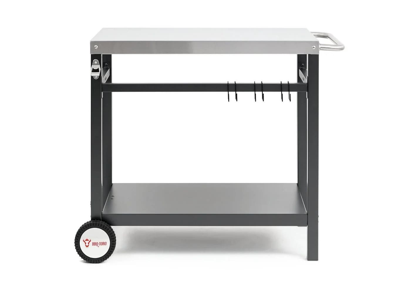 BBQ-Toro Grillwagen 85x50x81 cm Beistelltisch Rollwagen Grillen - Bild 3
