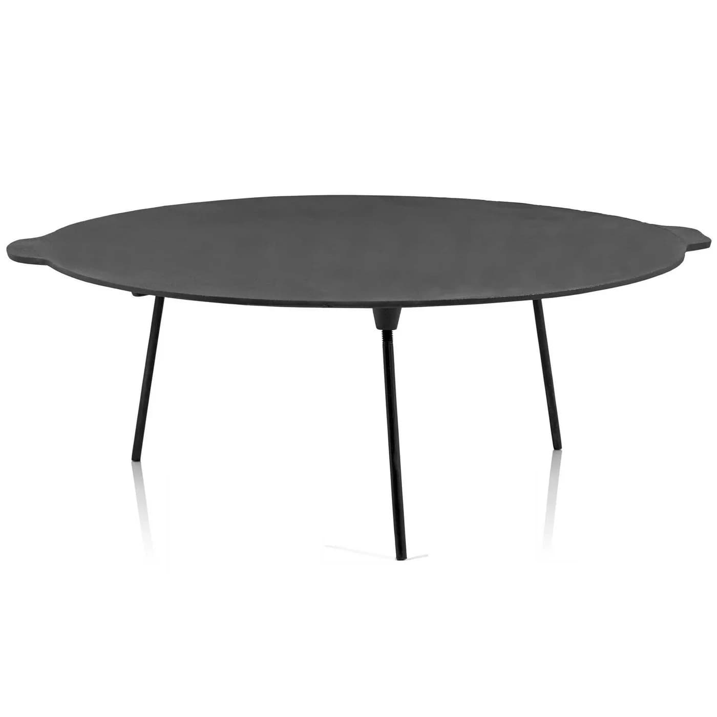 BBQ-Toro Gusseisen Grillplatte Ø 60 cm mit 3 Beinen Schwarz - Bild 2