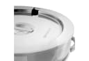 Mahlzeit Speisenwärmer Edelstahl Chafing Dish rund 10 Liter Bild 1