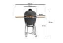 BBQ-Toro Keramikgrill KURO Ø 52 cm Grau Bild 4