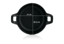 BBQ-Toro Grillpfanne Gusseisen 6er Set Schwarz Bild 3