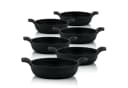 BBQ-Toro Grillpfanne Gusseisen 6er Set Schwarz Bild 4