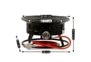 BBQ-Toro Feuerschale Gas Feuerstelle mit Lavasteinen, Ø 48 cm - 12 kW Bild 1