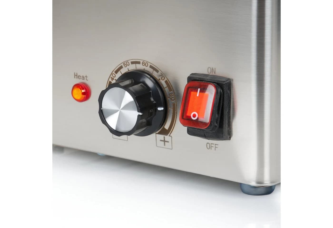 Mahlzeit Speisenwärmer Edelstahl 1200 W 6 Liter Silber - Bild 5