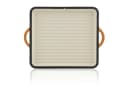 Mahlzeit Bräter Gusseisen emailliert 10,5 L Sunny Orange 2in1 mit Grillpfanne Bild 5