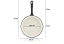 Mahlzeit Bratpfanne Gusseisen emailliert 24cm Blue Berry Bild 1