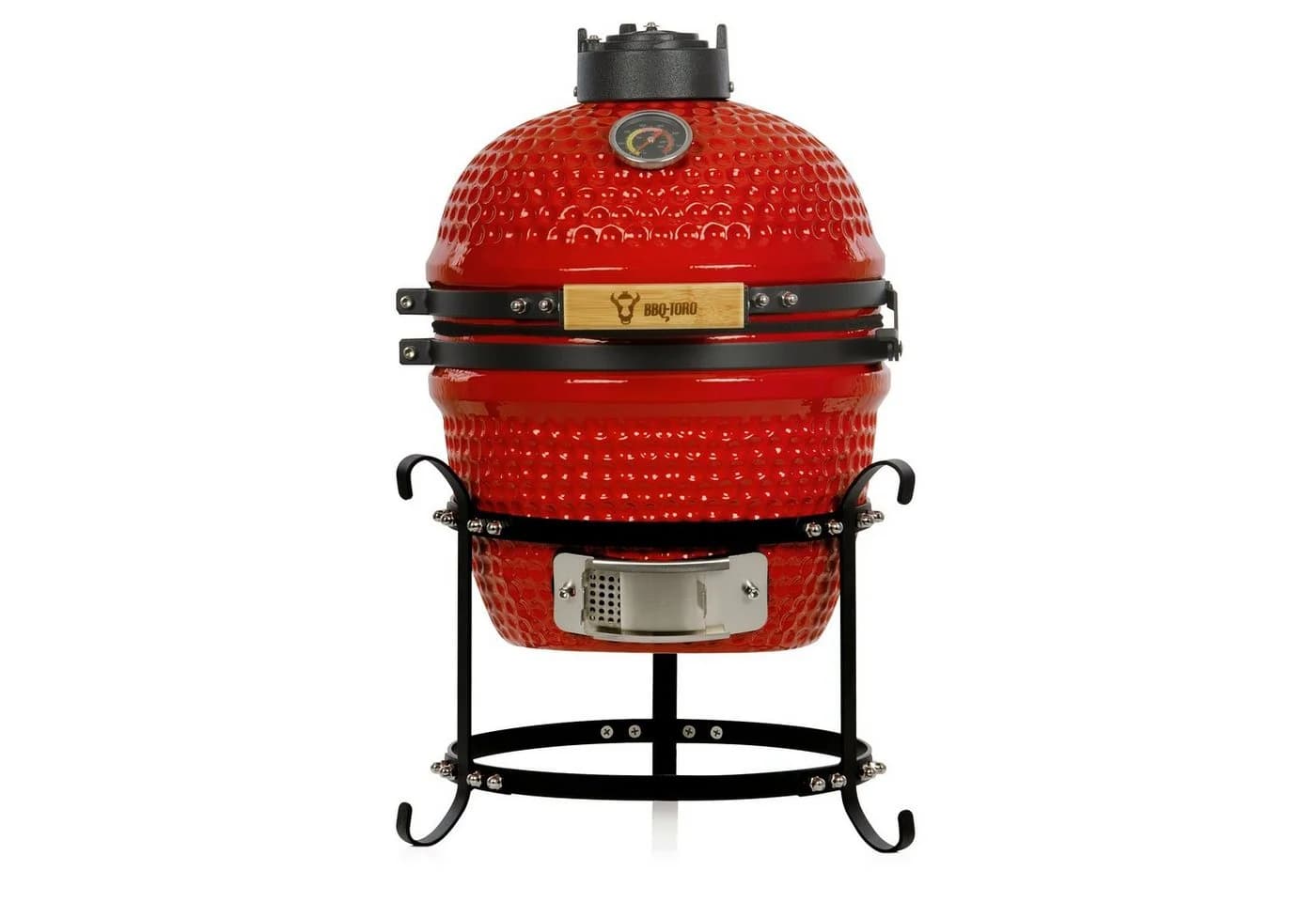 BBQ-Toro Keramikgrill Kamado HAIIRO Rot mit Grillrost und Thermometer - Bild 2