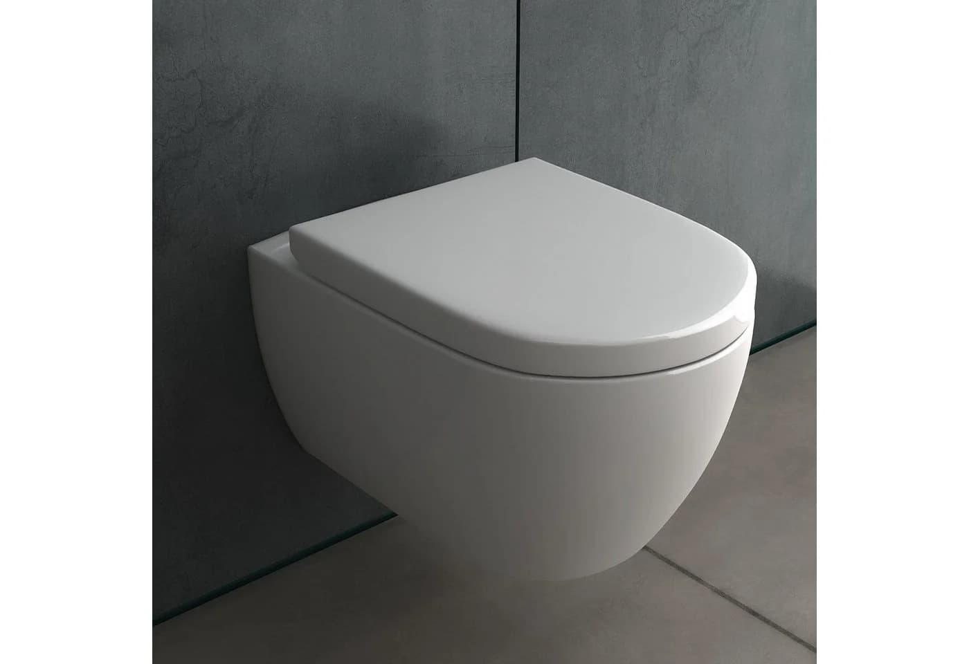 Alpenberger Bidet Komplet Set mit Hänge WC Spülrandlos - Bild 5