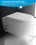 Alpenberger Wand-WC spülrandlos mit Bidet-Funktion und Absenkautomatik Bild 1