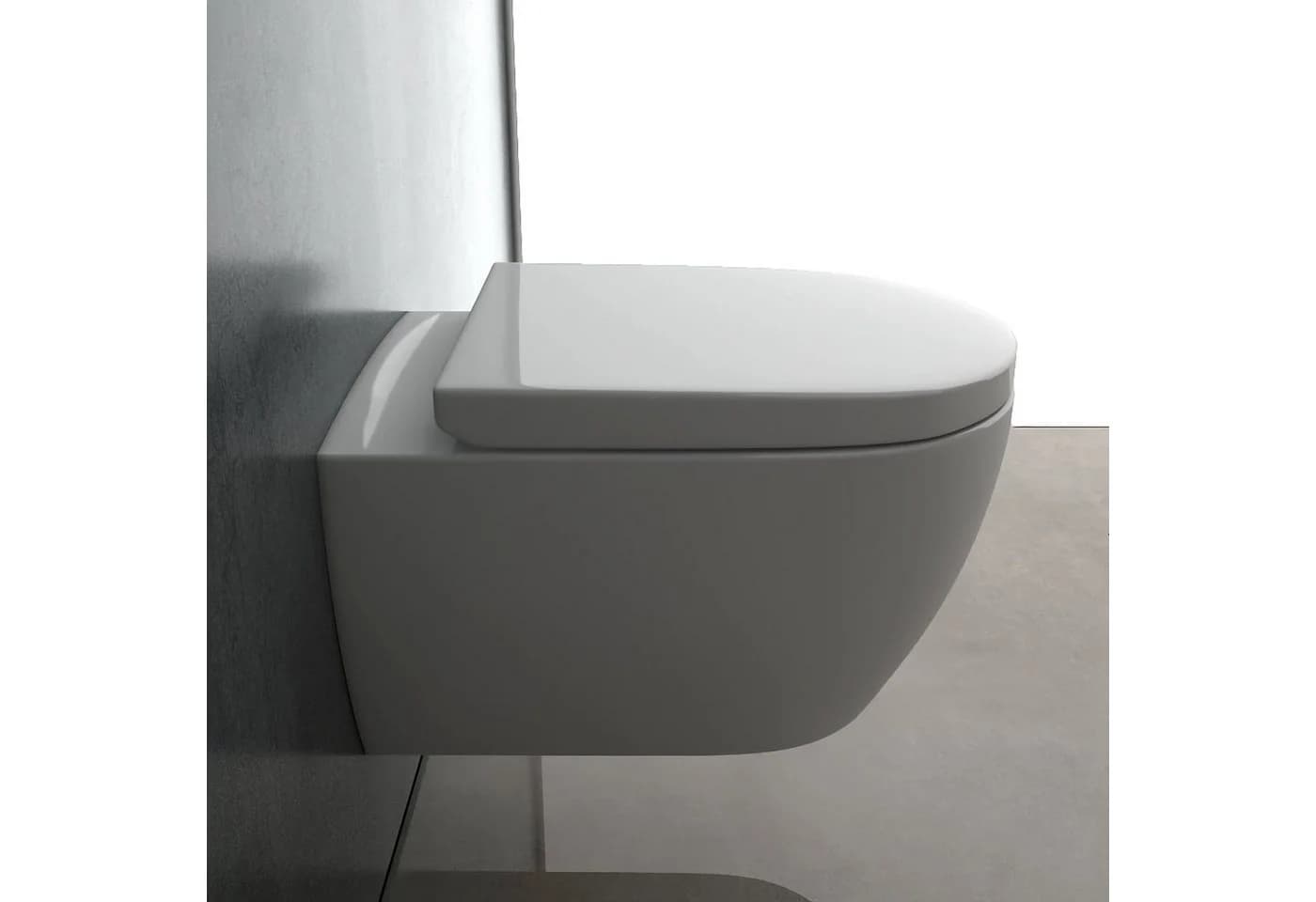 Alpenberger Dusch-WC Set Wandmontage Weiß Bidet Funktion
