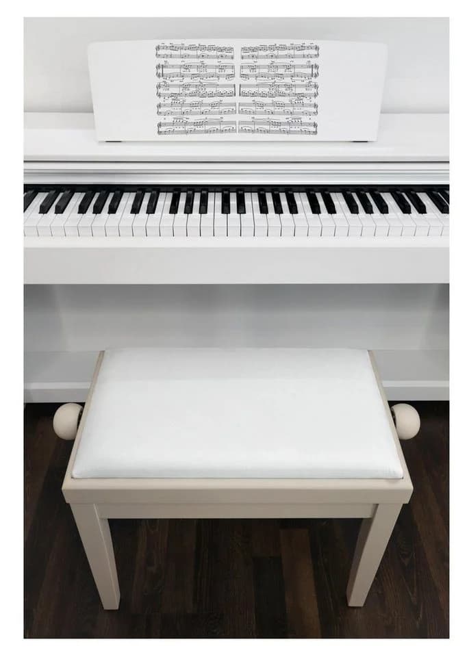 Classic Cantabile Klavierbank DP Pianobank Höhenverstellbar 47-56 cm - Bild 4