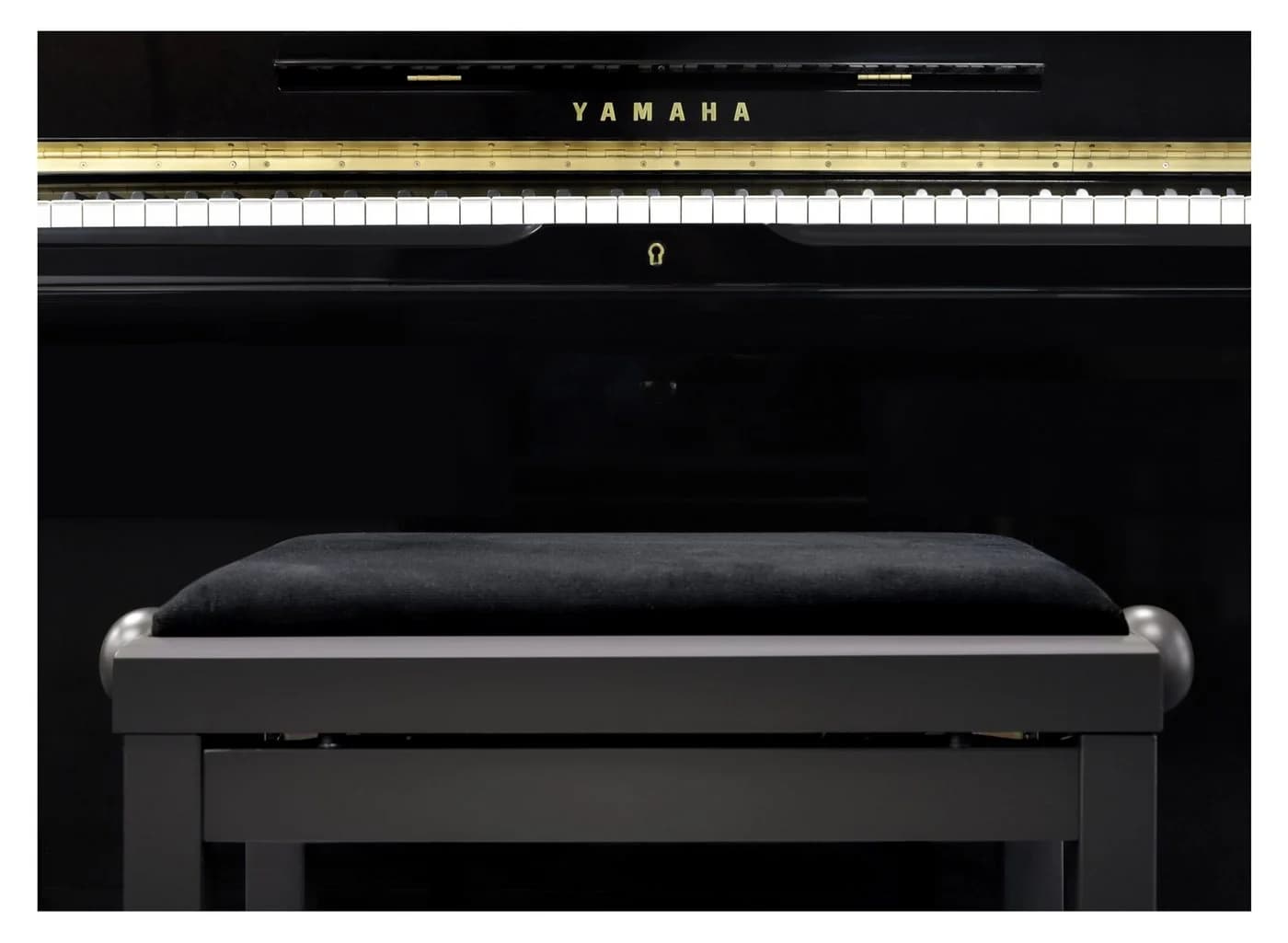 Classic Cantabile Klavierbank Höhenverstellbar Schwarz - Bild 3