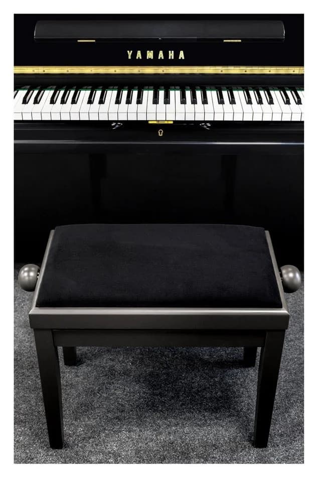Classic Cantabile Klavierbank Höhenverstellbar Schwarz - Bild 4