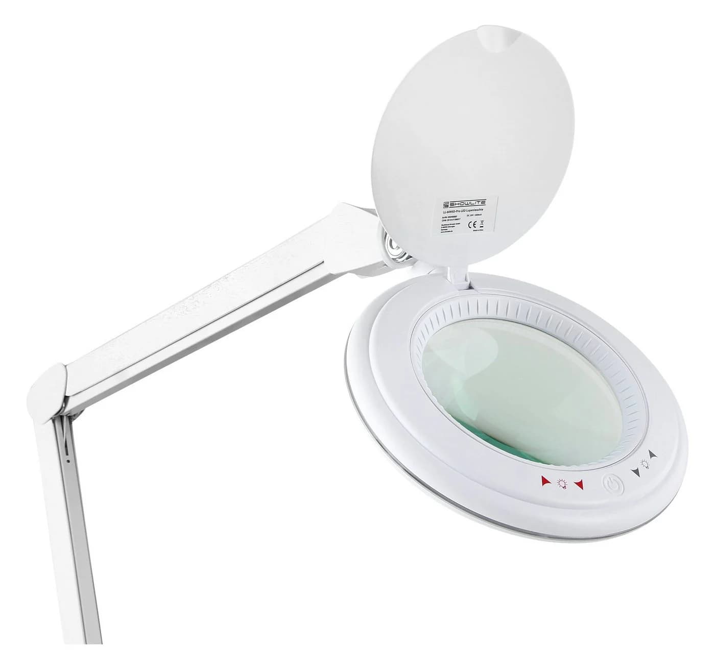 Showlite Lupenlampe LL-6095D-Pro LED mit 3/5 Dioptrien und Rollenstativ - Bild 3