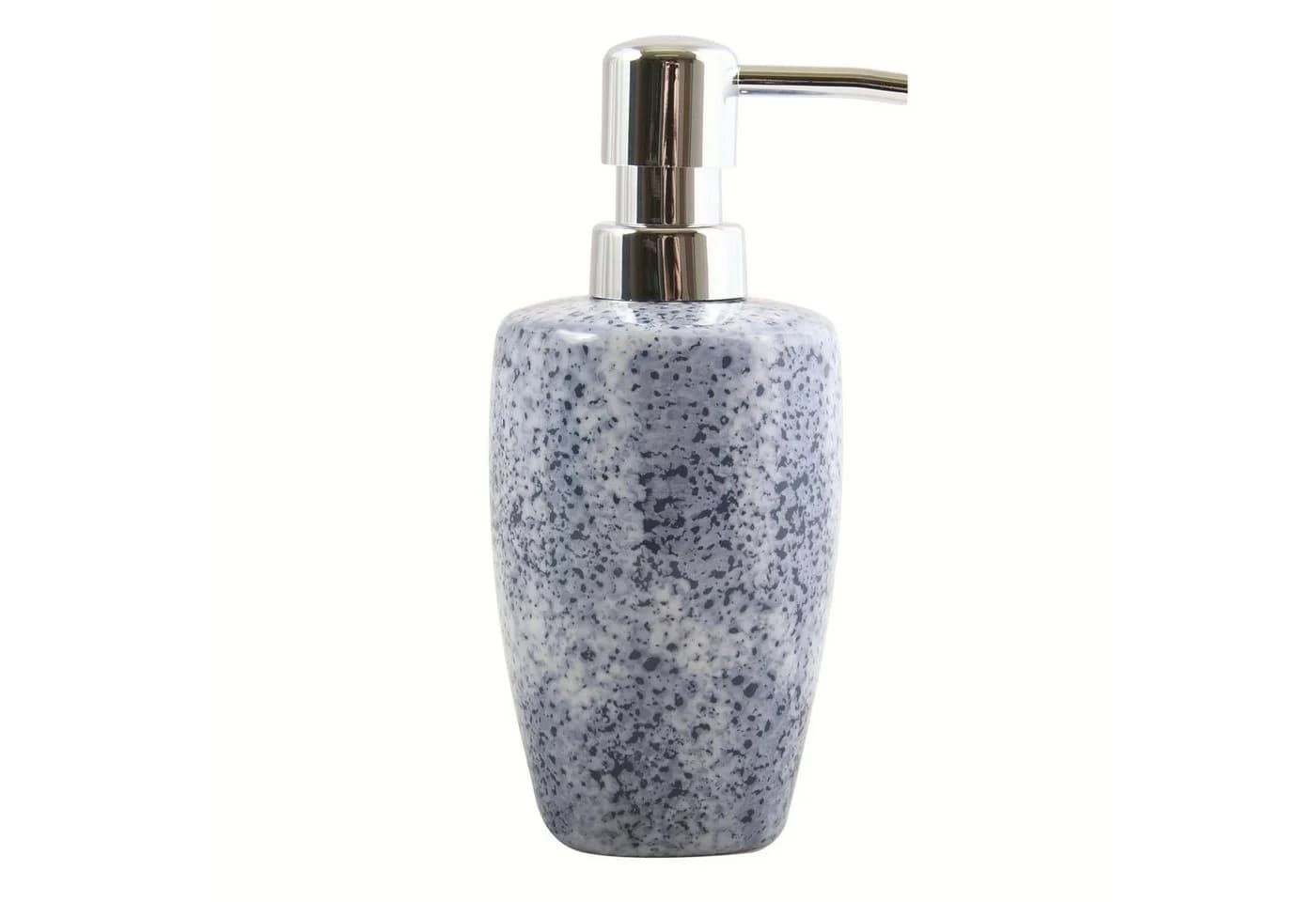 MSV Badaccessoires-Set CARRARE 4-tlg. Keramik Blau-Grau - Bild 3