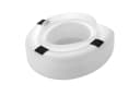 MSV WC-Sitzerhöhung Weiß Kunststoff 13 cm Erhöhung Bild 2