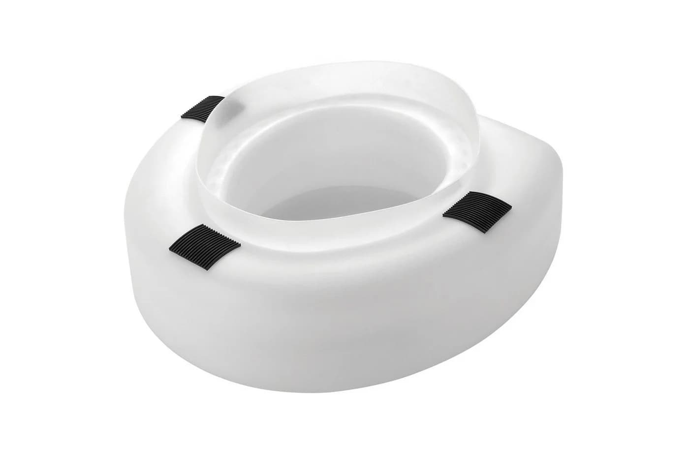 MSV WC-Sitzerhöhung Weiß Kunststoff 13 cm Erhöhung - Bild 2