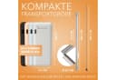AVANA Trinkhalme 2er Set Edelstahl Silikon Schwarz Rosa Bild 4