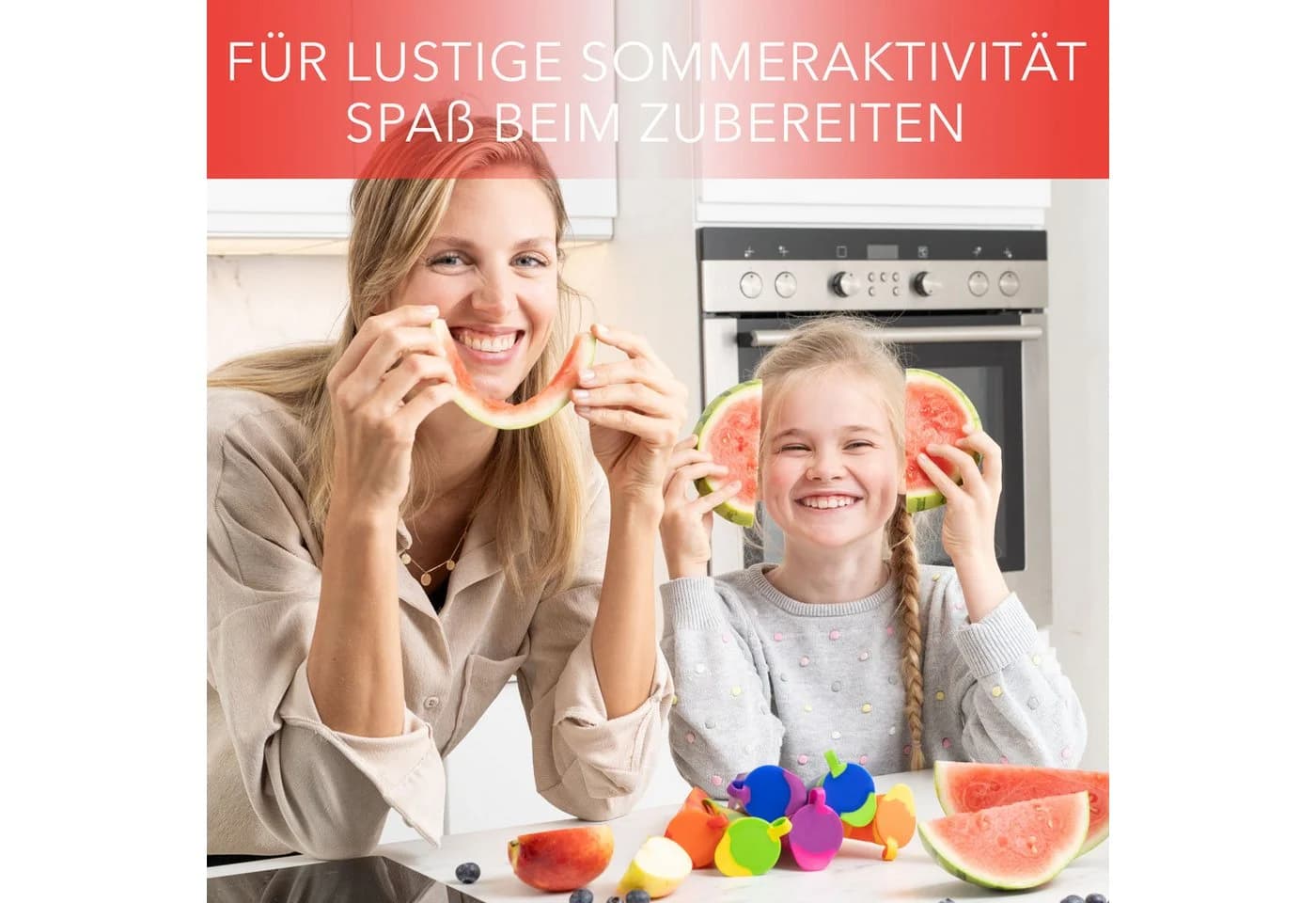 AVANA Eisformen 6-tlg. Silikon BPA-frei Bunt - Bild 5