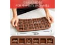 AVANA Silikon Brownieform 24er Set Antihaft BPA-frei Braun Bild 3