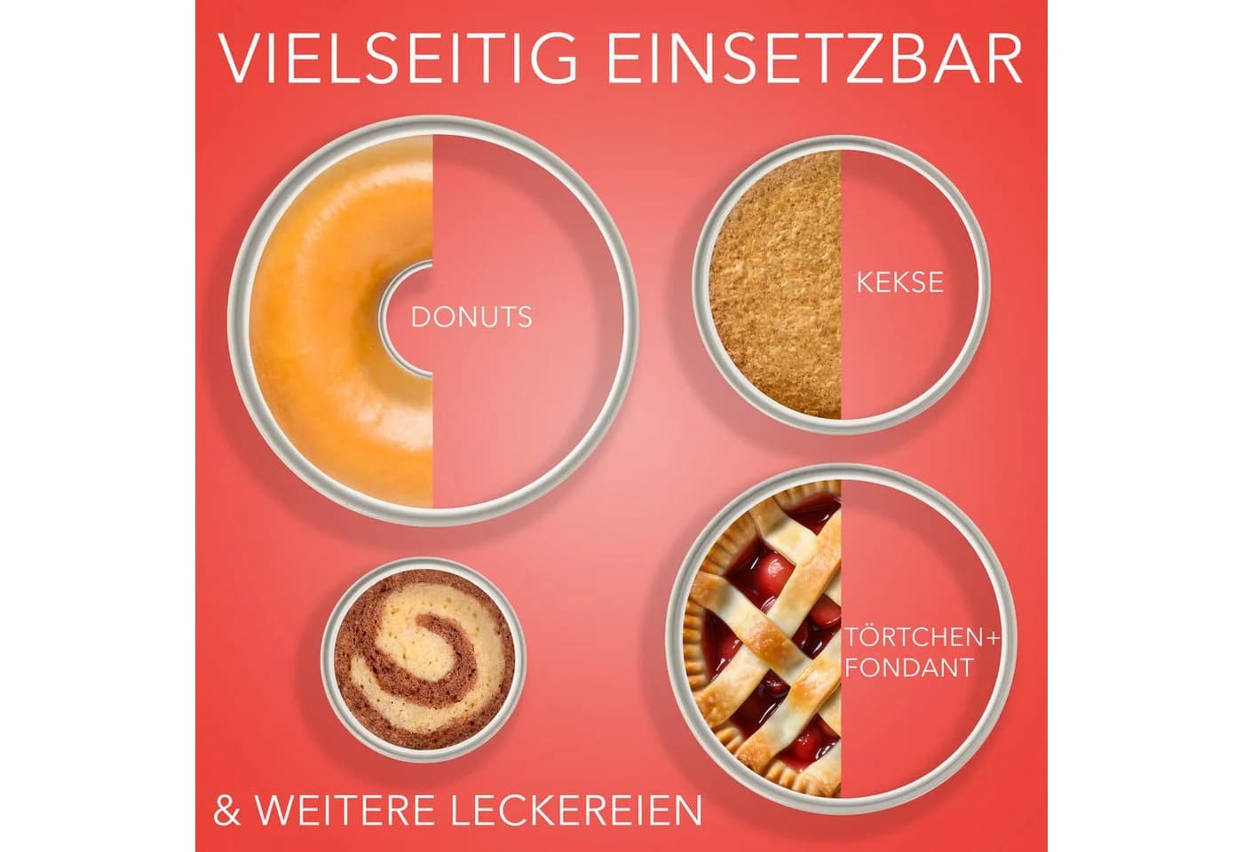 AVANA 12er-Set Ausstechformen Edelstahl Gewellt Silber - Bild 4