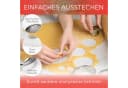 AVANA 12er-Set Ausstechformen Edelstahl Gewellt Silber Bild 5