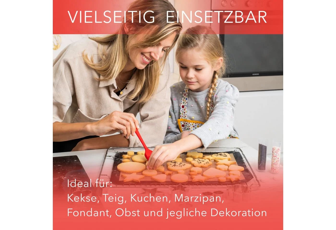 AVANA 5er-Set Edelstahl Herz-Ausstecher Rostfrei Silber - Bild 5