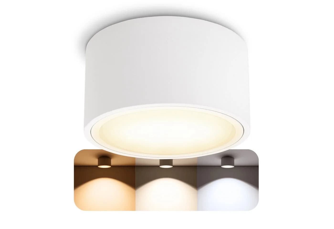 SSC-LUXon LED Aufbaustrahler CELI-X Weiß GX53 Flach - Bild 2