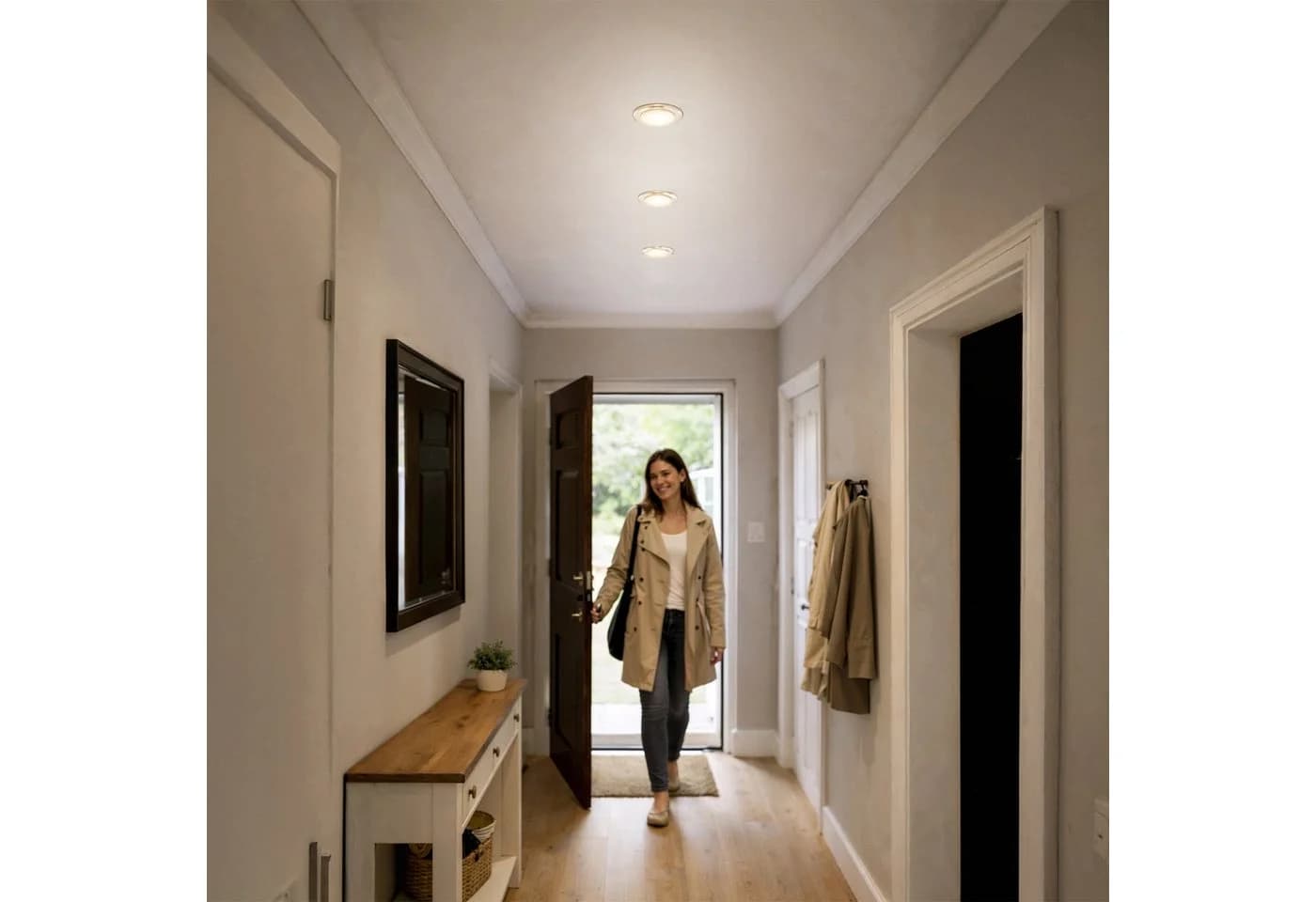SSC-LUXon LED Einbaustrahler ALINA Glas Aluminium Silber GU10