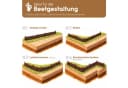 BooGardi Beetumrandung Steckzaun aus Weide Braun Bild 3