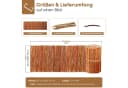 BooGardi Weiden-Zaun Beeteinfassung Braun 3m Bild 5