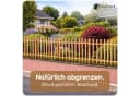 BooGardi Bauernzaun Haselnuss Bausatz Bild 1