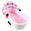 BabyLux Spannbettlaken Kinderwagen Rosa Minky Bild 1