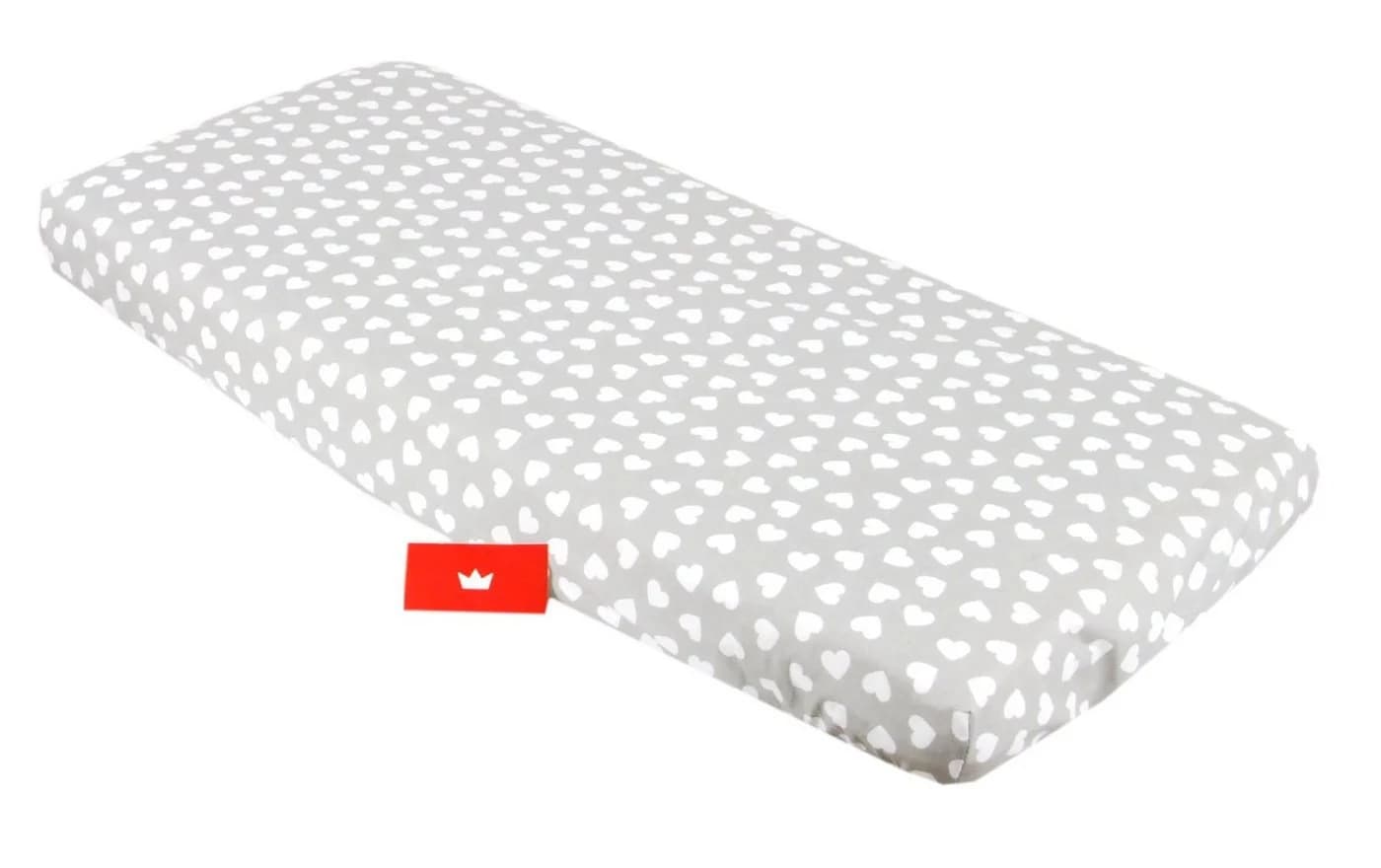BabyLux Spannbettlaken Grau 40x90 cm für Beistellbett und Wiege - Bild 2