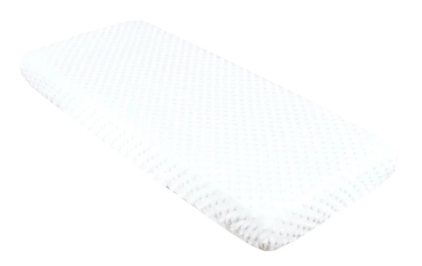 BabyLux Spannbettlaken Minky Weiß 40x90 cm - Bild 2