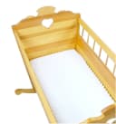 BabyLux Spannbettlaken Minky Weiß 40x90 cm Bild 3