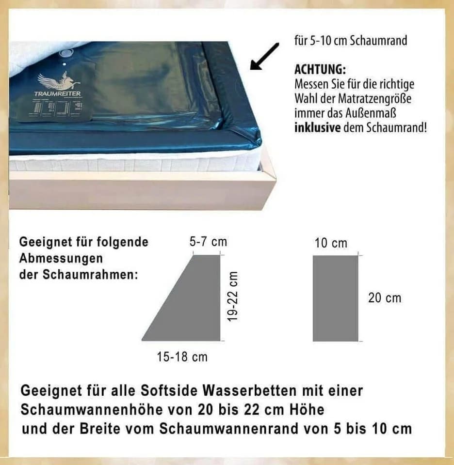 Traumreiter Wassermatratze Dual Premium für Softside Wasserbett - Bild 4