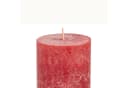 Candelo Stumpenkerze 4er Set Rustik Kerzen Adventskranz Rot Bild 4