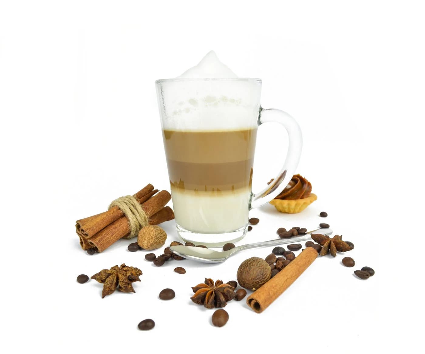 Sendez Latte-Macchiato-Glas Set 6-tlg. mit 6 Löffeln 300ml Glas - Bild 3