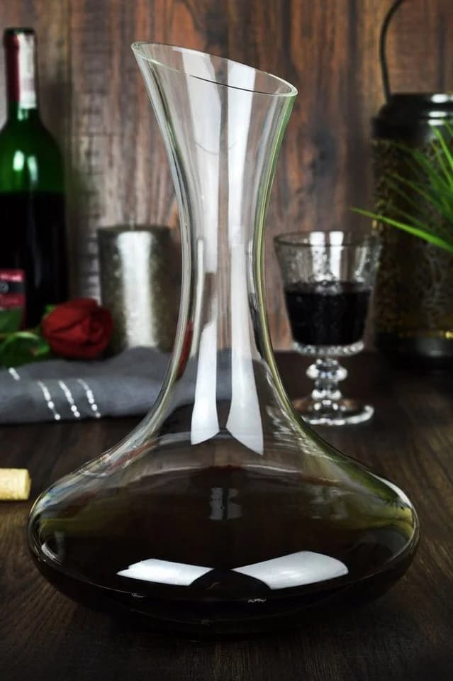 Sendez Dekanter Weinkaraffe 1,5 Liter Glas Transparent