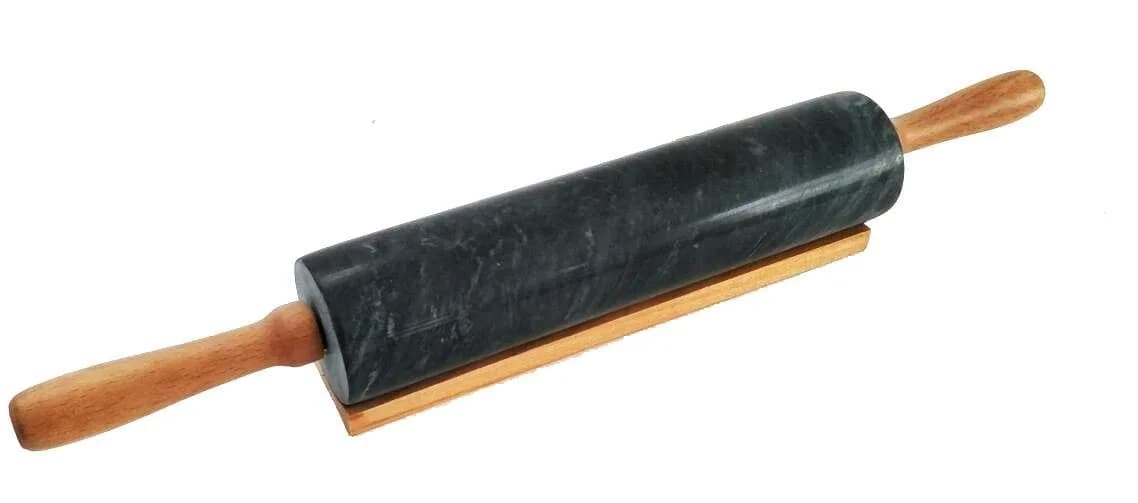 Sendez Teigroller aus Marmor mit Bambus-Ständer - Bild 4