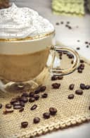 SendeZ Thermoglas 4-tlg. Doppelwandige Cappuccino Tassen mit Henkel 300ml Glas Bild 4