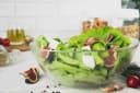 Sendez Salatschüssel Glas 25 cm Transparent Bild 1