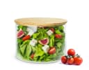 Sendez Glasschale mit Holzdeckel 20cm Bild 2