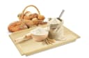 Sendez Backbrett 70x50 cm aus massivem Holz mit Anschlagleiste Bild 2