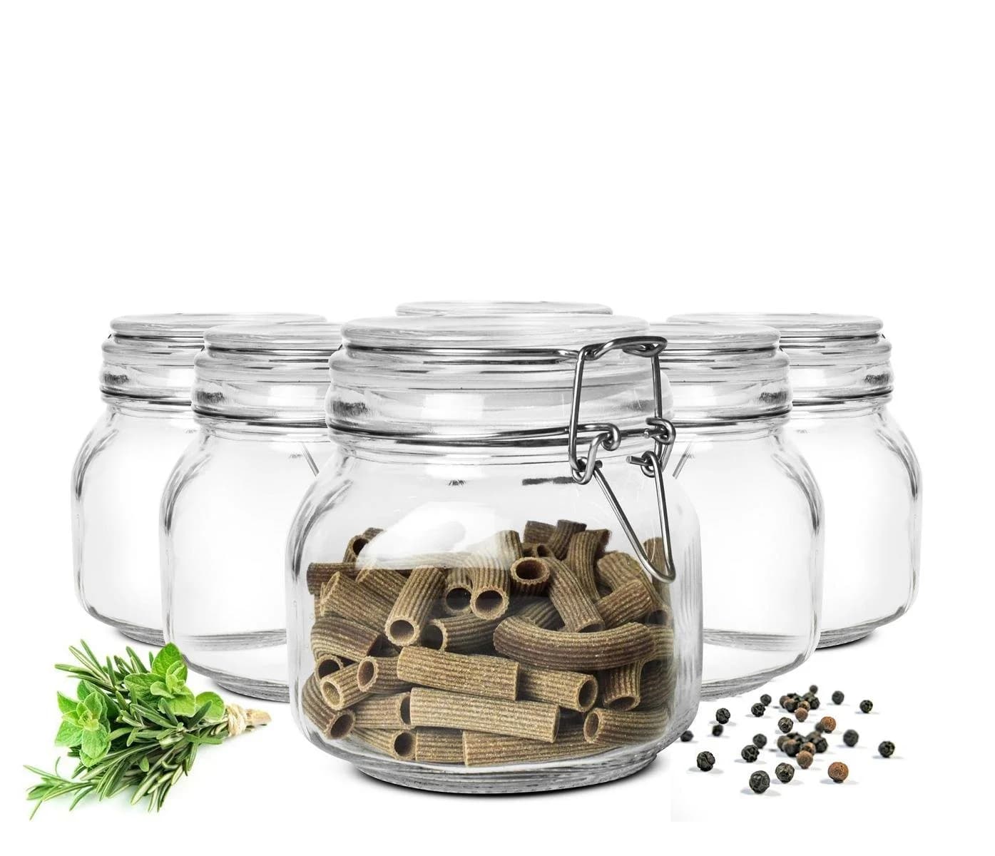 Sendez Einmachglas-Set 6-tlg. 750ml mit Bügelverschluss & Zubehör - Bild 2