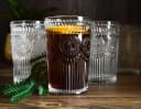Sendez Longdrinkglas-Set 6-tlg. 340ml Glas Reliefmuster Bild 3